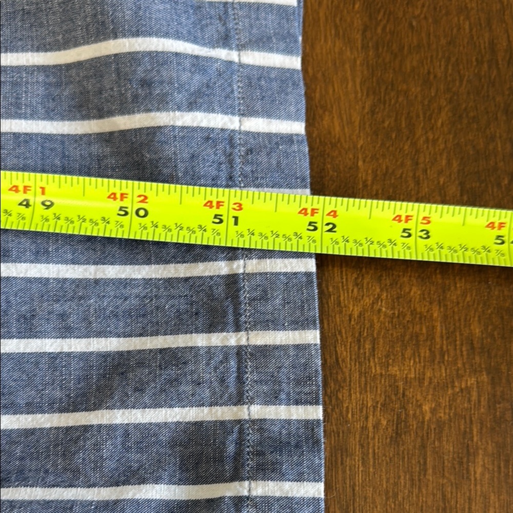 Vero Moda Blue and White Striped Jumpsuit with Tie Belt - Picture 12 of 12